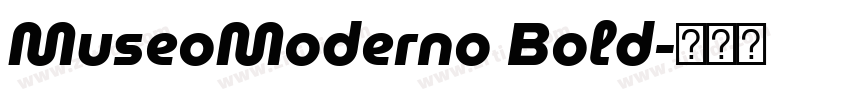 MuseoModerno Bold字体转换 MuseoModerno Bold字体转换